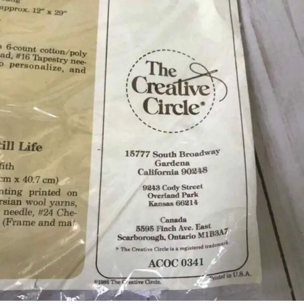 Vintage needlecraft kit